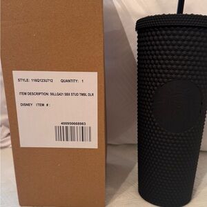Starbucks Matte Black Textured Tumbler